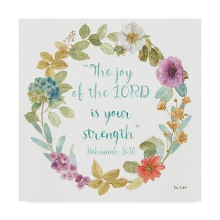 Trademark Fine Art Lisa Audit 'Rainbow Seeds Proverb I' Canvas Art, 18x18 WAP03795-C1818GG